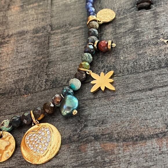 NEW Celestial Stone Charm Necklace - Picture 9 of 13